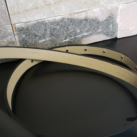 🎁 TREASURE & BOND Western Buckle Faux Leather Bel - Picture 10 of 10